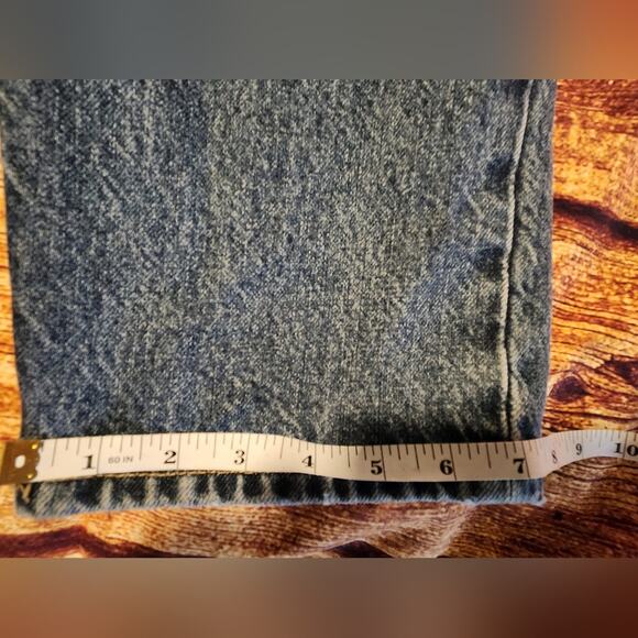 Zara Straight Leg Blue Button Fly Jeans Men's Size 31 - Picture 6 of 12